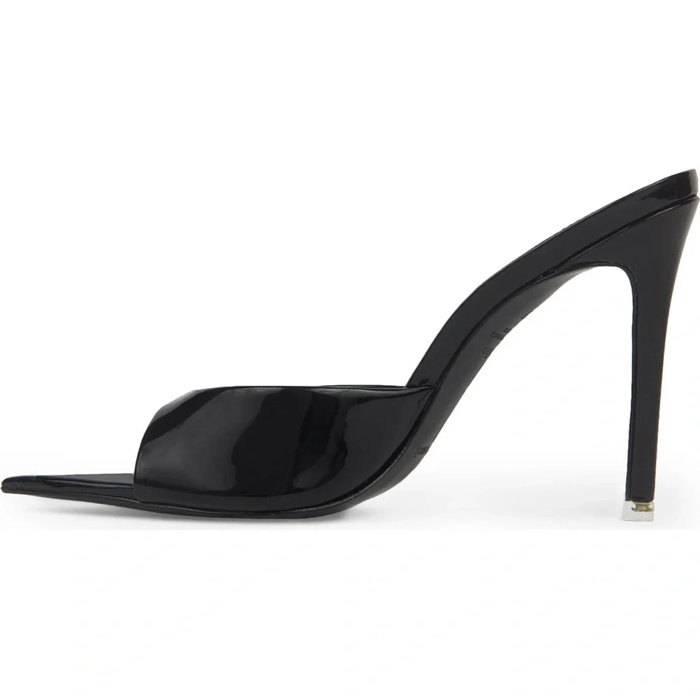 Black Suede Studio | Brea Mule Black Patent | 39.5 EU (Runs Small - see listing) - Picture 12 of 13